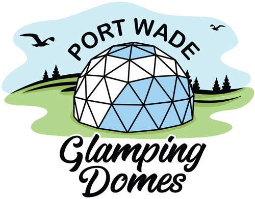 Port Wade Glamping Domes Fall Logo
